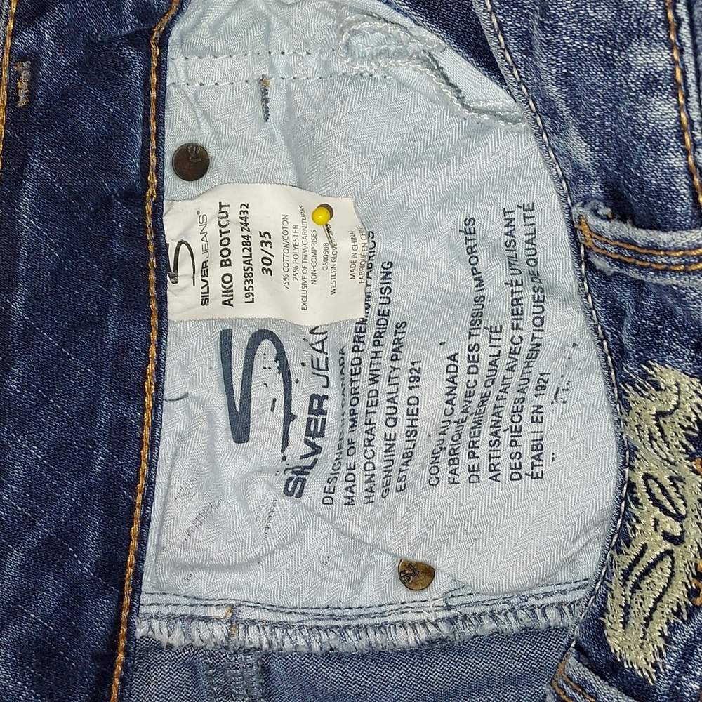 Silver Aiko Bootcut blue jeans 30 - Picture 5 of 6